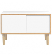 BISLEY Sideboard Poise POS1007W696 verkehrsweiß 2 Fachböden 100,0 x 45,0 x 62,1 cm