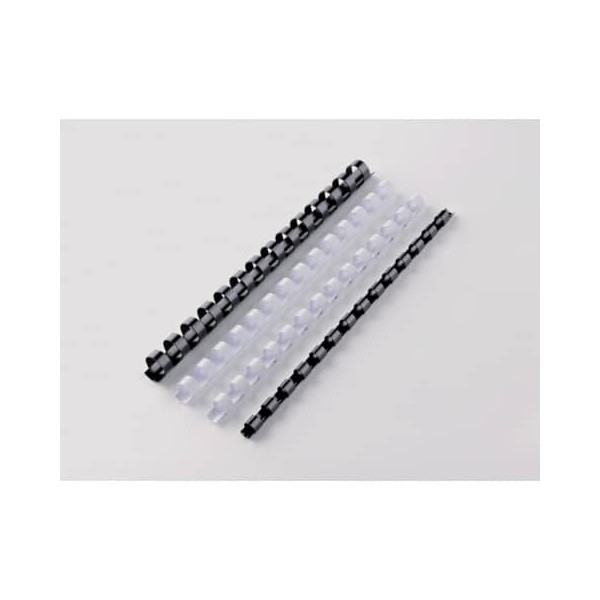 5028252002356 - Plastikbinderücken CombBind 4400008 US-Teilung 14 Ringe auf A5 schwarz 8mm 5028252002356 100 Stück