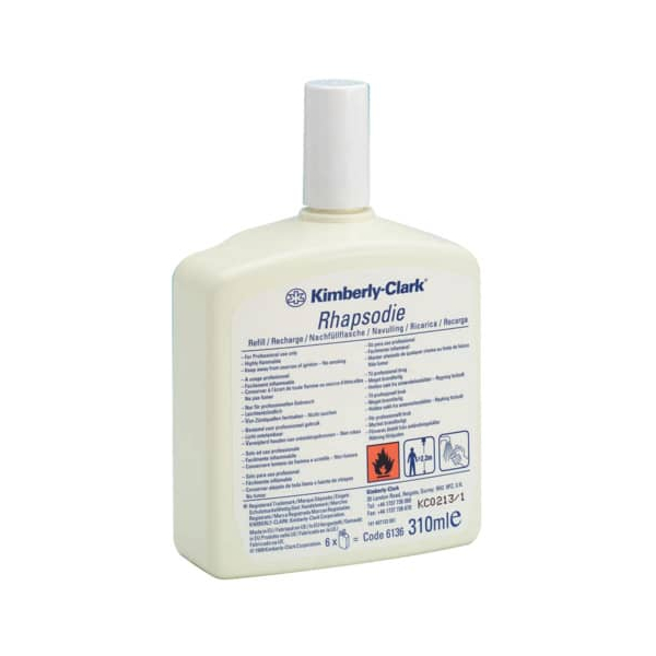 6 Stück Kimberly-Clark Duftspray/Nachfüller 6136, Lufterfrischung, Zitrone, 310ml Duftflasche 5033848002177 Kimberly-Clark 310 Milliliter