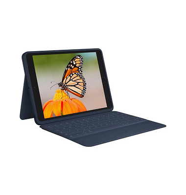 Logitech Rugged Combo 3 Tablet-Tastatur blau