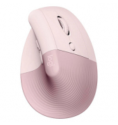 Logitech Lift Maus ergonomisch kabellos rosa