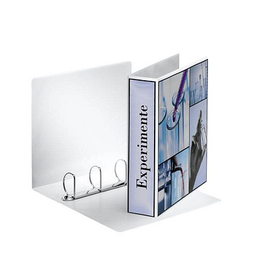 Präsentationsringbuch 49705, A4 50mm Ring-Ø Kunststoff weiß