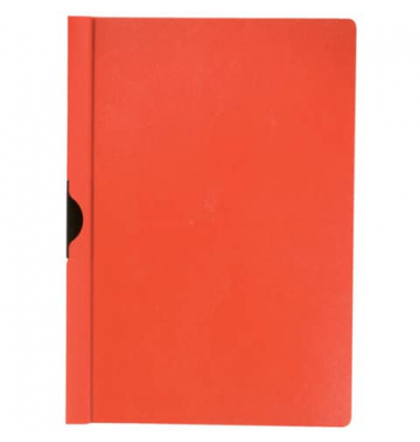 Klemmhefter KF00467, A4 rot, für ca. 60 Blatt, Polyvinylchlorid (PVC)