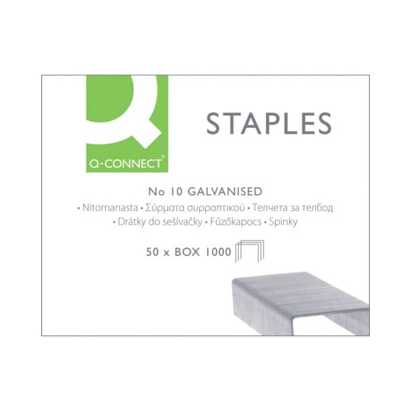 5705831012813 - Heftklammern KF01281 Stahldraht verzinkt No 10 Heftleistung 10 Blatt max  5705831012813 1000 Stück