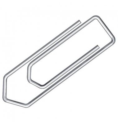 Briefklammer, Metall, 32 mm, verzinkt, Schachtel mit