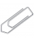 Briefklammer, Metall, 32 mm, verzinkt, Schachtel mit