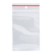 Druckbandbeutel 70x100mm transparent 