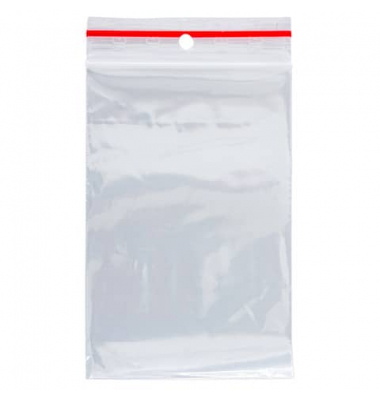 Druckbandbeutel 80x120mm transparent 