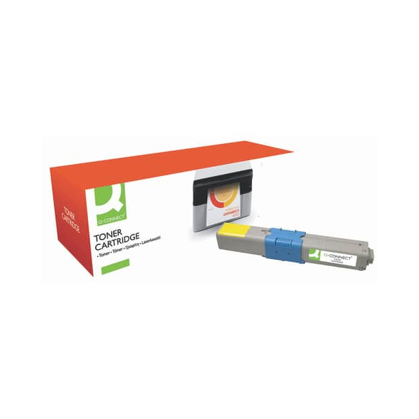Q-connect Toner KF17844 (kompatibel zu C301DN), gelb, ca. 1500 Seiten 5705831178441 Q-connect