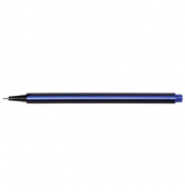 Fineliner, KF18048, schwarz (Schreibfarbe: blau), 0,4mm