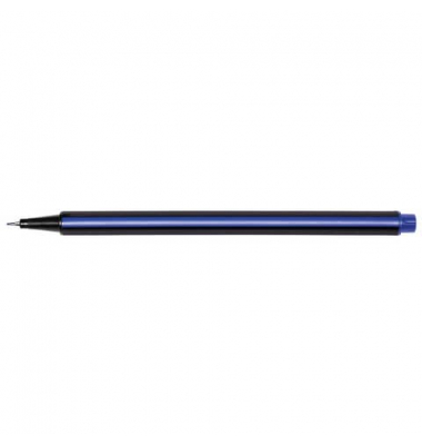 Fineliner, KF18048, schwarz (Schreibfarbe: blau), 0,4mm
