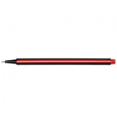 Fineliner, KF18049, schwarz (Schreibfarbe: rot), 0,4mm