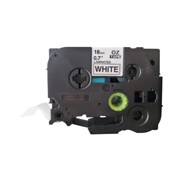 5705831187986 - Schriftband KF18798 18mm x 8m schwarz weiß laminiert kompatibel zu P-touch TZe-241 5705831187986 8 Meter 5705831187986 - Schriftband KF18798 18mm x 8m schwarz weiß laminiert kompatibel zu P-touch TZe-241 5705831187986 8 Meter