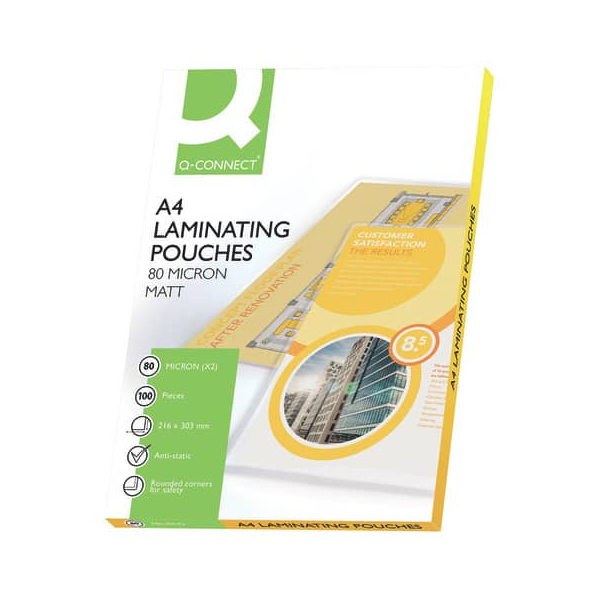 5705831240575 - Laminierhülle - A4 80 mym 5705831240575 Q-CONNECT 100 Stück 5705831240575 - Laminierhülle - A4 80 mym 5705831240575 Q-CONNECT 100 Stück