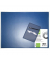 Schreibunterlage KF26796 blau blau 53x40cm