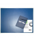Schreibunterlage KF26797 blau blau 63x50cm