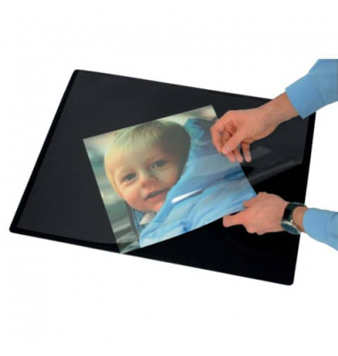 Schreibunterlage KF26798 schwarz 63x50cm