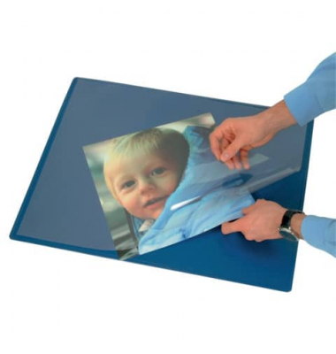 Schreibunterlage KF26799 blau 63x50cm