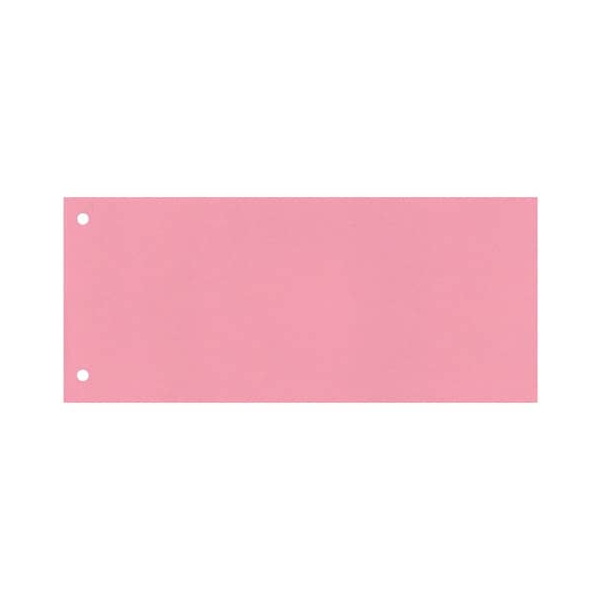 5706002005177 - Trennstreifen KF00517 rosarot 190g gelocht 24x105cm  5706002005177 Q-CONNECT 100 Stück
