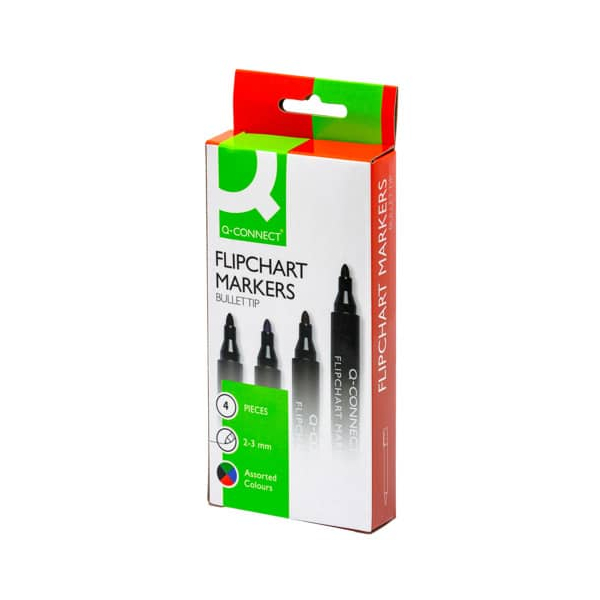 5706002015510 - Flipchartmarker KF01551 Pack rotblaugrünschwarz 2-3mm Rundspitze 5706002015510 4 Stück 5706002015510 - Flipchartmarker KF01551 Pack rotblaugrünschwarz 2-3mm Rundspitze 5706002015510 4 Stück