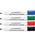 Boardmarker-Set KF26038, Etui, rot, blau, gr&uuml;n, schwarz, 1,5-3mm Rundspitze