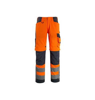 Warnschutzhose Kendal, Warnschutz, Unisex, hi-vis orange/schwarzblau, Größe 24 Warnschutzhose Kendal, Warnschutz, Unisex, hi-vis orange/schwarzblau, Größe 24