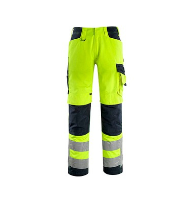 Warnschutzhose Kendal, Warnschutz, Unisex, hi-vis gelb/schwarzblau, Größe 52 Warnschutzhose Kendal, Warnschutz, Unisex, hi-vis gelb/schwarzblau, Größe 52