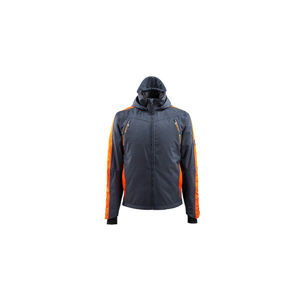 5711074350834 - Herren Arbeitsjacke GANDIA Hardwear schwarzblau orange Größe S 5711074350834 - Herren Arbeitsjacke GANDIA Hardwear schwarzblau orange Größe S