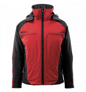 Jacke DARMSTADT, rot/schwarz, Größe M