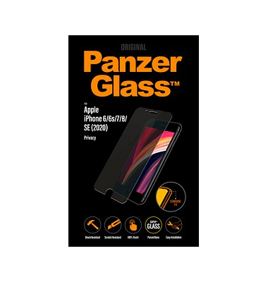 PanzerGlass™ Display-Blickschutzglas für iPhone 6, iPhone 6s, iPhone 7, iPhone 8, iPhone SE 2. Gen (2020) PanzerGlass™ Display-Blickschutzglas für iPhone 6, iPhone 6s, iPhone 7, iPhone 8, iPhone SE 2. Gen (2020)
