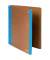 Ringbuch Life Karton Optik 330286101, A4 2 Ringe 30mm Ring-&Oslash; Karton blau