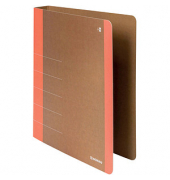 Ringbuch Life Karton Optik 330286114, A4 2 Ringe 30mm Ring-&Oslash; Karton orange