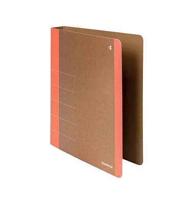 Ringbuch Life Karton Optik 330286114, A4 2 Ringe 30mm Ring-&Oslash; Karton orange