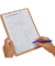 Klemmbrett Life 330288101, A4, neonblau, Karton