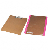 Klemmbrett Life 330288116, A4, neonpink, Karton