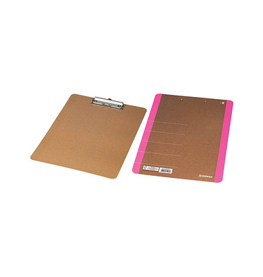 Klemmbrett Life 330288116, A4, neonpink, Karton