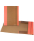 Heftbox Life 330287114, A4 neonorange, 3cm F&uuml;llh&ouml;he, Karton 500g