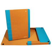 Heftbox Life 330325101, A4 neonblau, 3cm F&uuml;llh&ouml;he, Karton 650g
