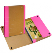 Heftbox Life 330325116, A4 neonpink, 3cm F&uuml;llh&ouml;he, Stabiler Karton 650g