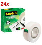 Klebeband Magic Tape 8-1933R24TPR, 19mm x 33m, matt transparent