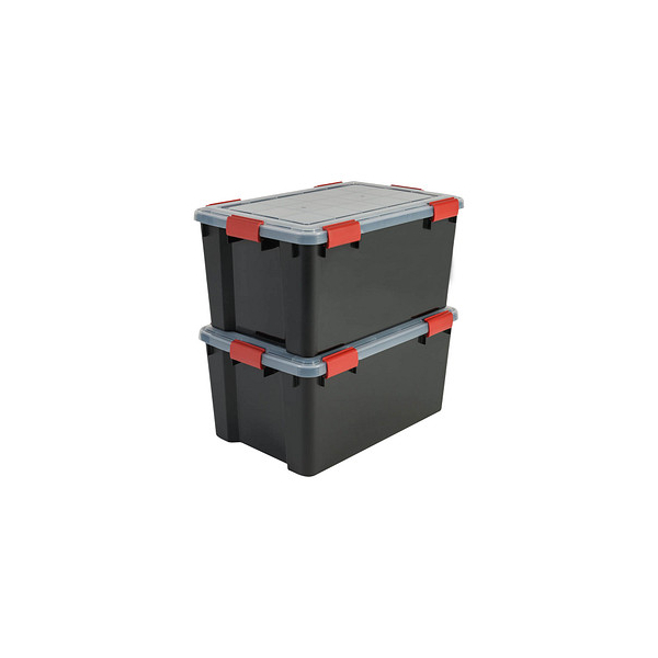 7091036460138 - Aufbewahrungsbox AT-L BkR C DRed 6319 außen 29x59x29cm Polypropylen schwarz transparent rot 7091036460138 IRIS Ohyama 7091036460138 - Aufbewahrungsbox AT-L BkR C DRed 6319 außen 29x59x29cm Polypropylen schwarz transparent rot 7091036460138 IRIS Ohyama