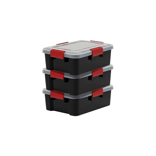 7091034854892 - Aufbewahrungsbox AT-S BkR C DRed 6379 außen 29x39x146cm Polypropylen schwarz transparent rot 7091034854892 IRIS Ohyama 7091034854892 - Aufbewahrungsbox AT-S BkR C DRed 6379 außen 29x39x146cm Polypropylen schwarz transparent rot 7091034854892 IRIS Ohyama