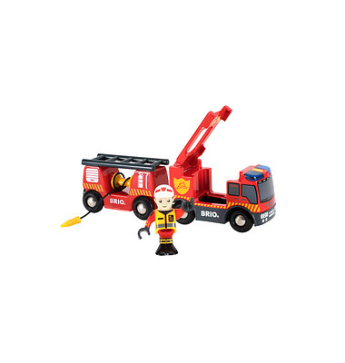 BRIO Feuerwehr-Leiterfahrzeug Spielzeugauto