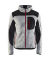 Jacke 4930, Softshell, hellgrau/schwarz, Größe 3XL