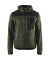 Jacke 4930, Softshell, armygrün/schwarz, Größe M