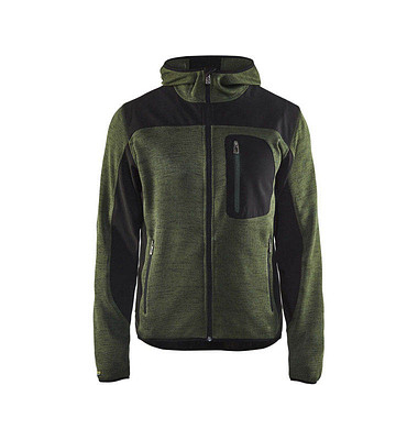 Jacke 4930, Softshell, armygrün/schwarz, Größe 3XL Jacke 4930, Softshell, armygrün/schwarz, Größe 3XL