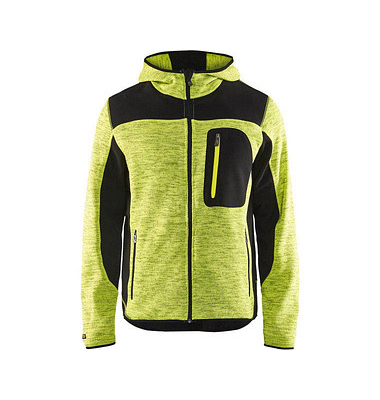 Jacke 4930, Softshell, gelb/schwarz, Größe L Jacke 4930, Softshell, gelb/schwarz, Größe L