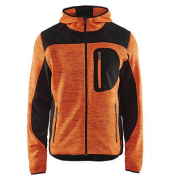 Jacke 4930, Softshell, orange/schwarz, Größe XXL
