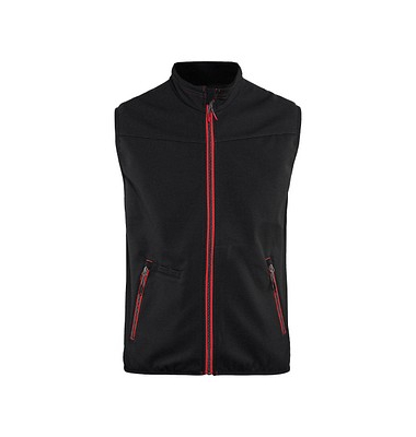 BLAKLÄDER unisex Softshellweste 3850 schwarz, rot Größe XL BLAKLÄDER unisex Softshellweste 3850 schwarz, rot Größe XL