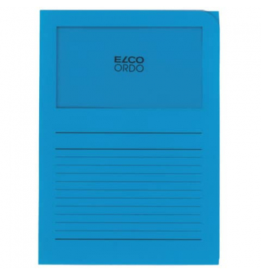 Sichtmappen Ordo classico 7369532, 220x310mm intensiv blau Papier 120g